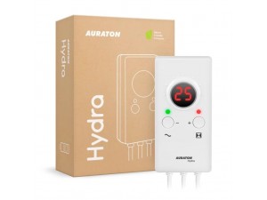 Termostat comanda pompa vana cu 3 cai Auraton HYDRA, 5 ani Garantie, indica functionarea vanei