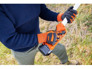 Manusi anti-taiere pentru foarfece portocaliu, nitril