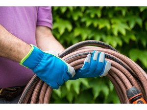 Manusi de gradina impermeabile, culoare albastra