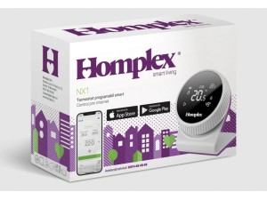 Termostat smart HOMPLEX NX1, programabil, fara fir 