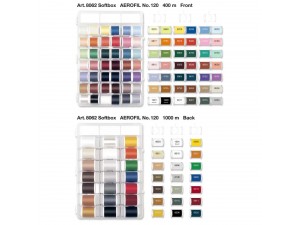 Softbox 60 papiote ata de cusut Aerofil No.120 Madeira 8062