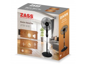 Ventilator cu picior,timer si telecomanda Zass ZFTR 1615